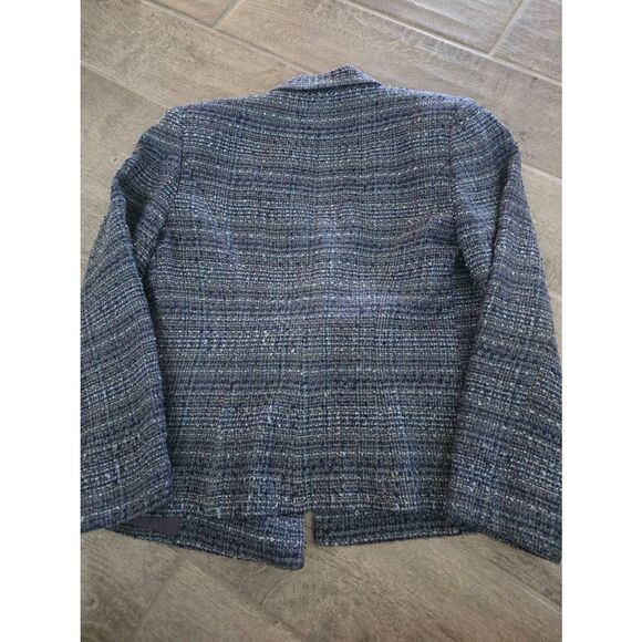 Women's Vintage E.R. Gerard for Renlyn Tweed Double Breasted Skirt Suit Set Blue - Picture 8 of 10